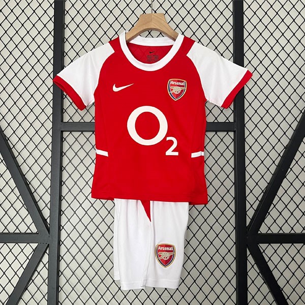 Camiseta Arsenal Replica Primera Ropa Retro Niño 2002 2004